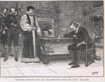 Entrevue entre Bacon et la députation des Lords, 1621 - Henry Marriott Paget